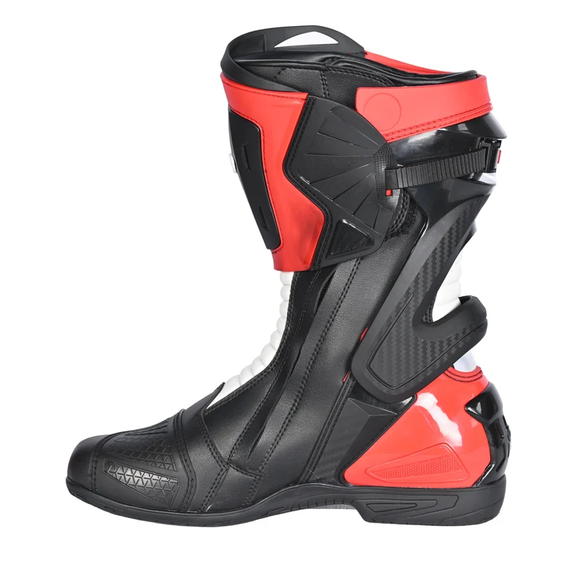 BELA TURBO TRACK BOTAS DE MOTO RACING NEGRO ROJO