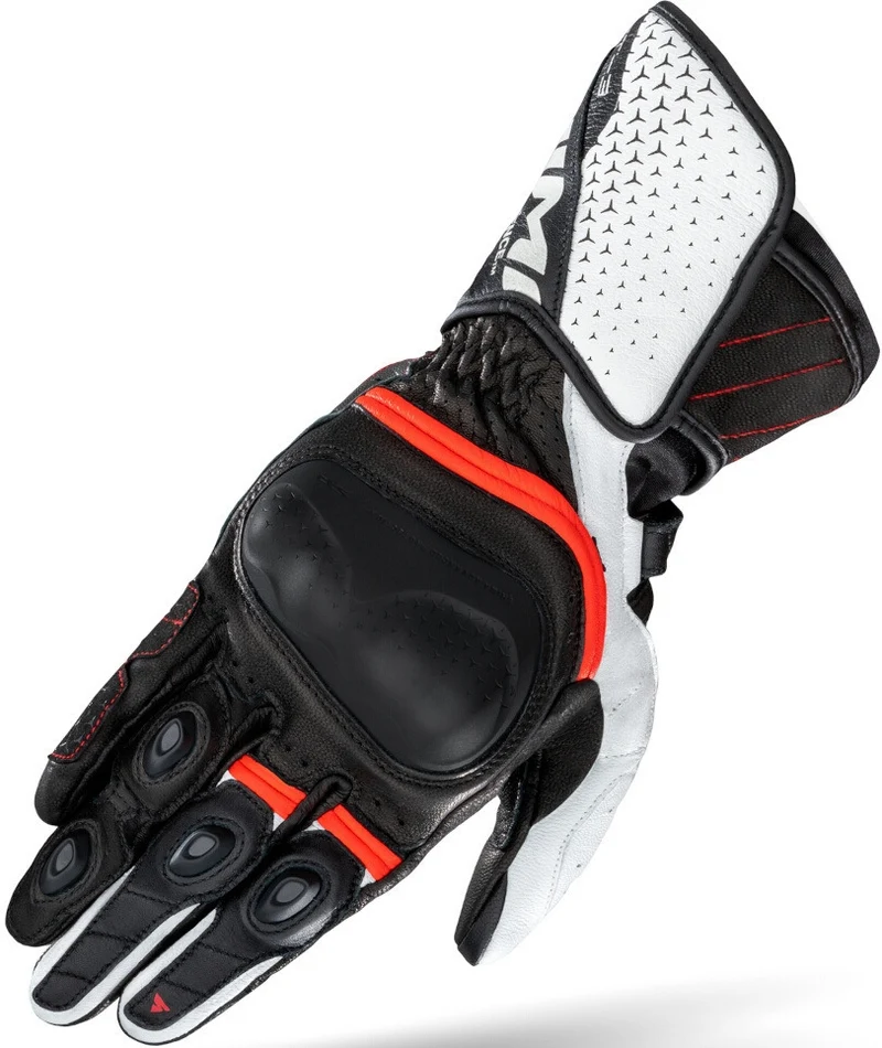 SHIMA ST-3 NEW GUANTES DE MOTO BLANCO ROJO