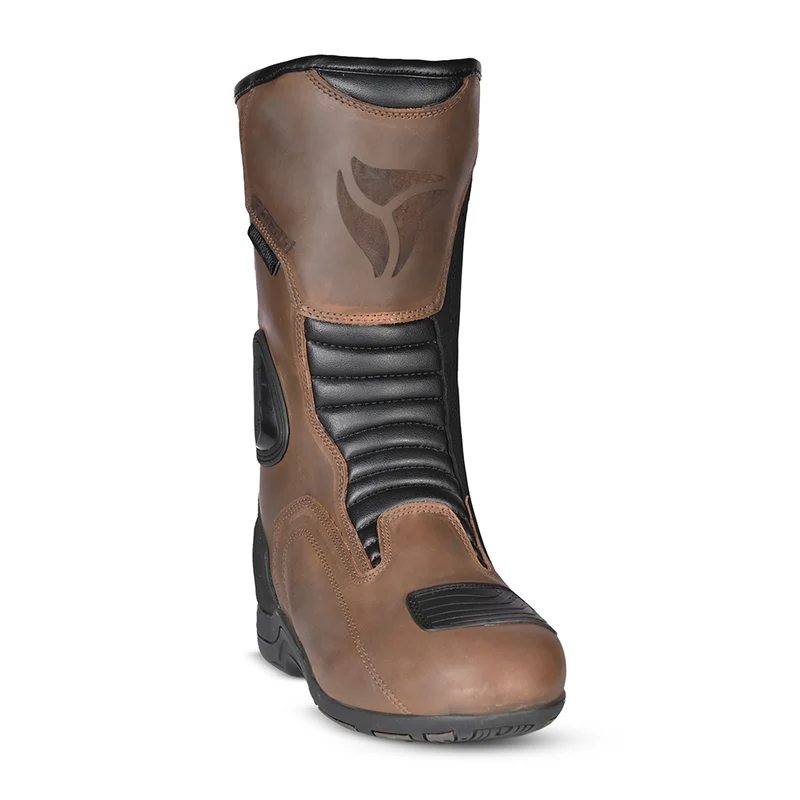 R-TECH TROJAN LUNAR BOTAS DE MOTO MARRON
