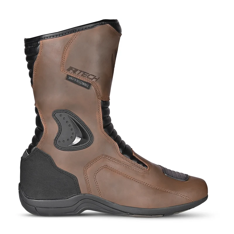 R-TECH TROJAN LUNAR BOTAS DE MOTO MARRON