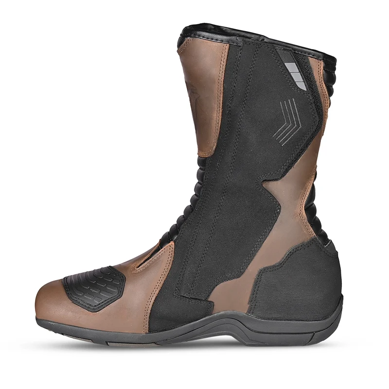 R-TECH TROJAN LUNAR BOTAS DE MOTO MARRON