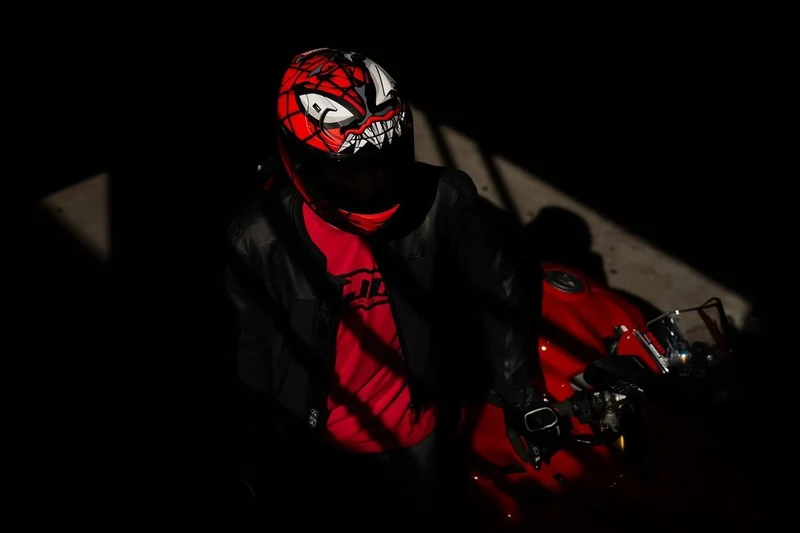 HJC RPHA 12 Venom 3 Marvel MC1SF DE MOTO CASCO INTEGRAL
