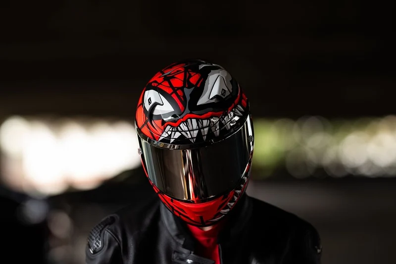 HJC RPHA 12 Venom 3 Marvel MC1SF DE MOTO CASCO INTEGRAL