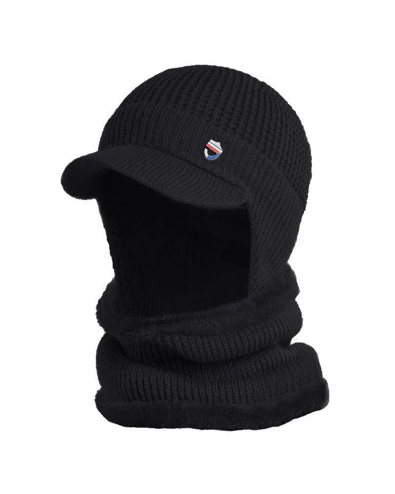 Warm Heart Knitted Ski Mask Hat