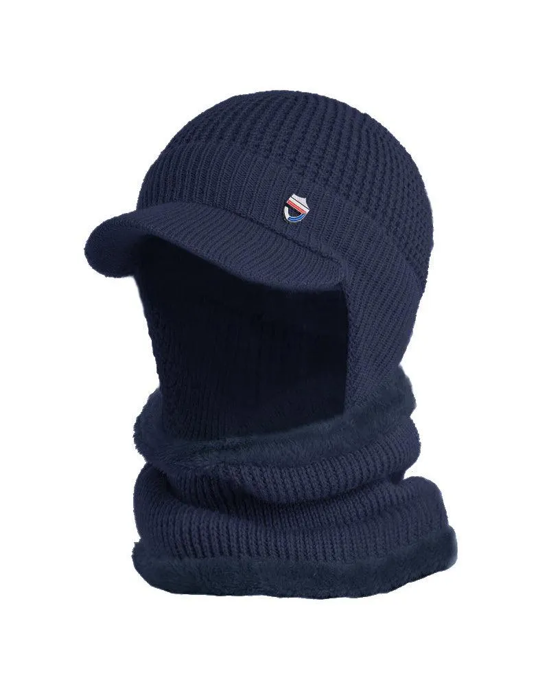 Warm Heart Knitted Ski Mask Hat