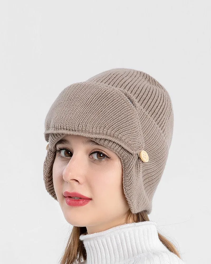 Pilot Knitted Ski Mask And Hat