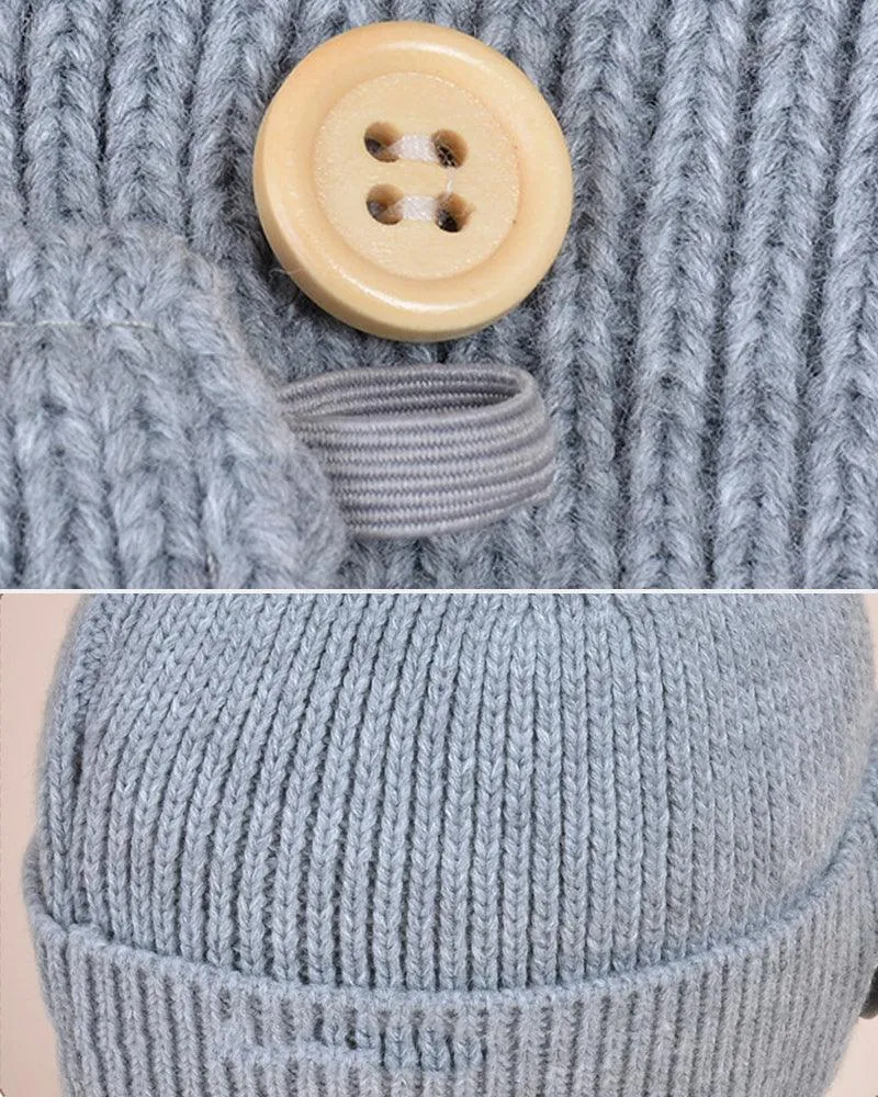 Pilot Knitted Ski Mask And Hat