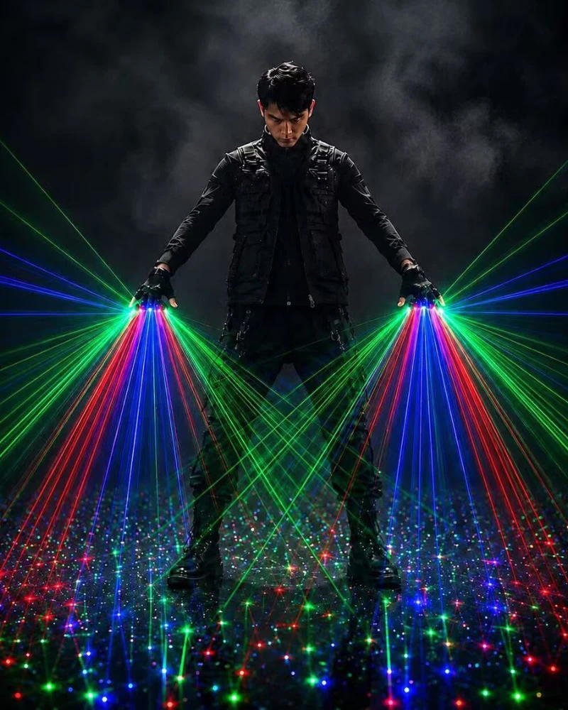 Dramatic Flair Color Laser Gloves