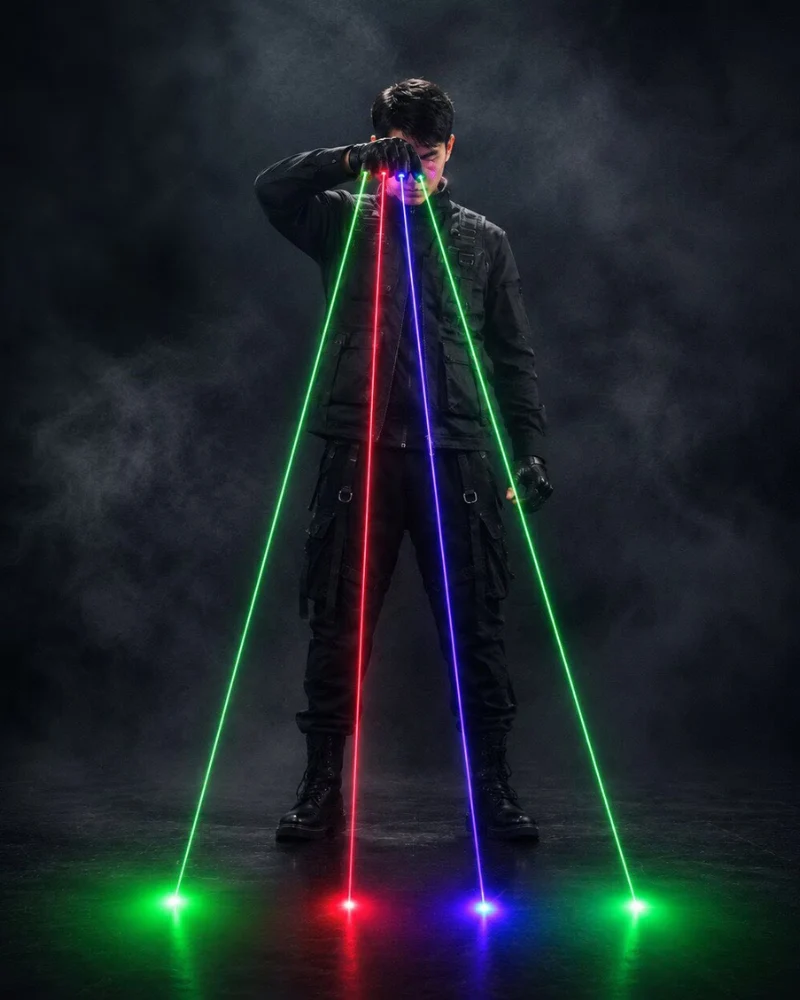 Dramatic Flair Color Laser Gloves