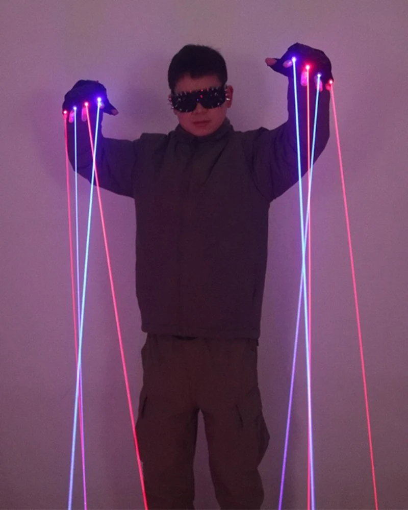 Dramatic Flair Color Laser Gloves