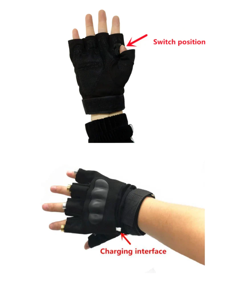 Dramatic Flair Color Laser Gloves