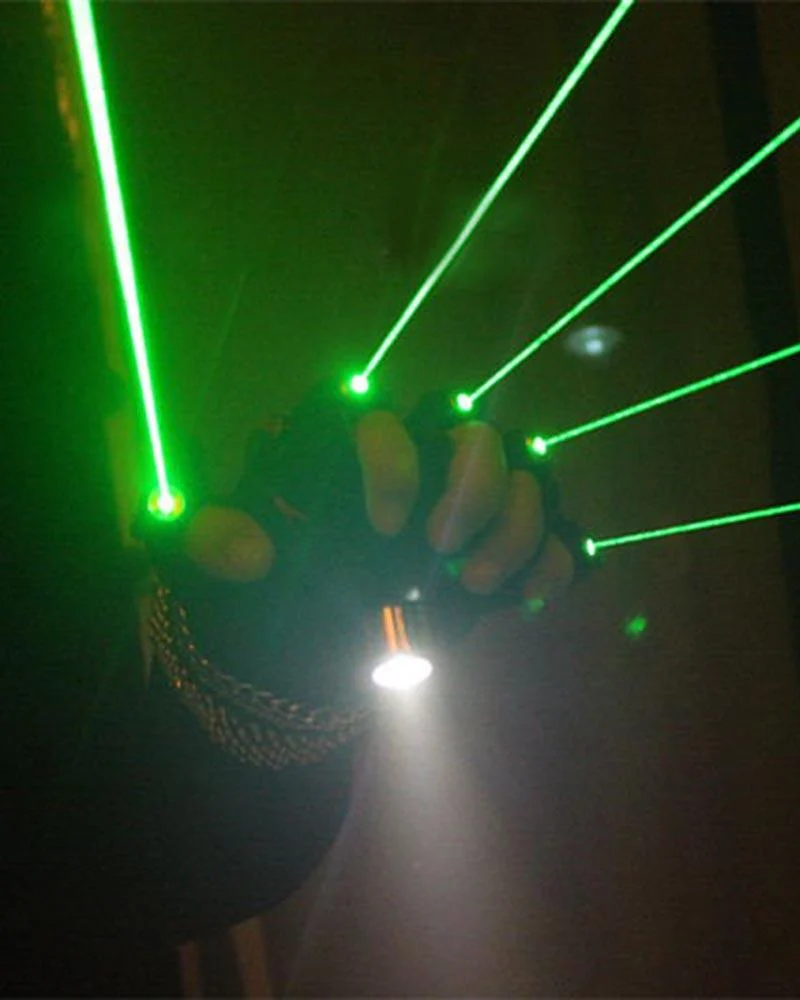 Dramatic Flair Laser Cyberpunk Gloves