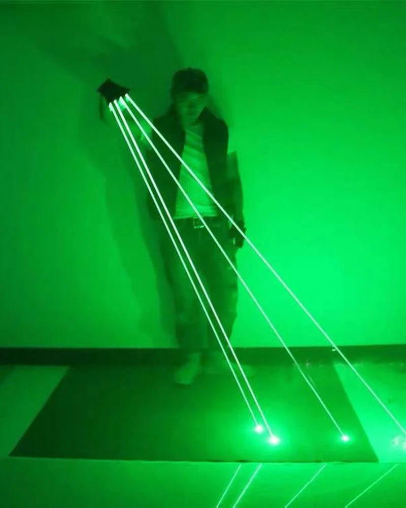 Dramatic Flair Laser Cyberpunk Gloves