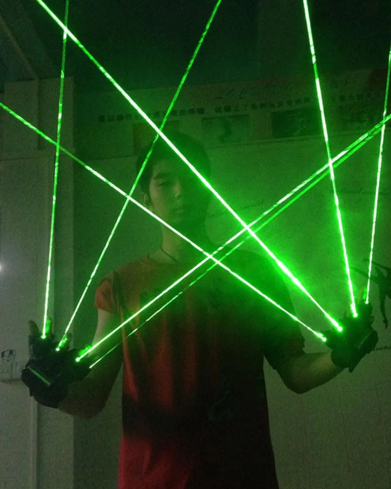 Dramatic Flair Laser Cyberpunk Gloves