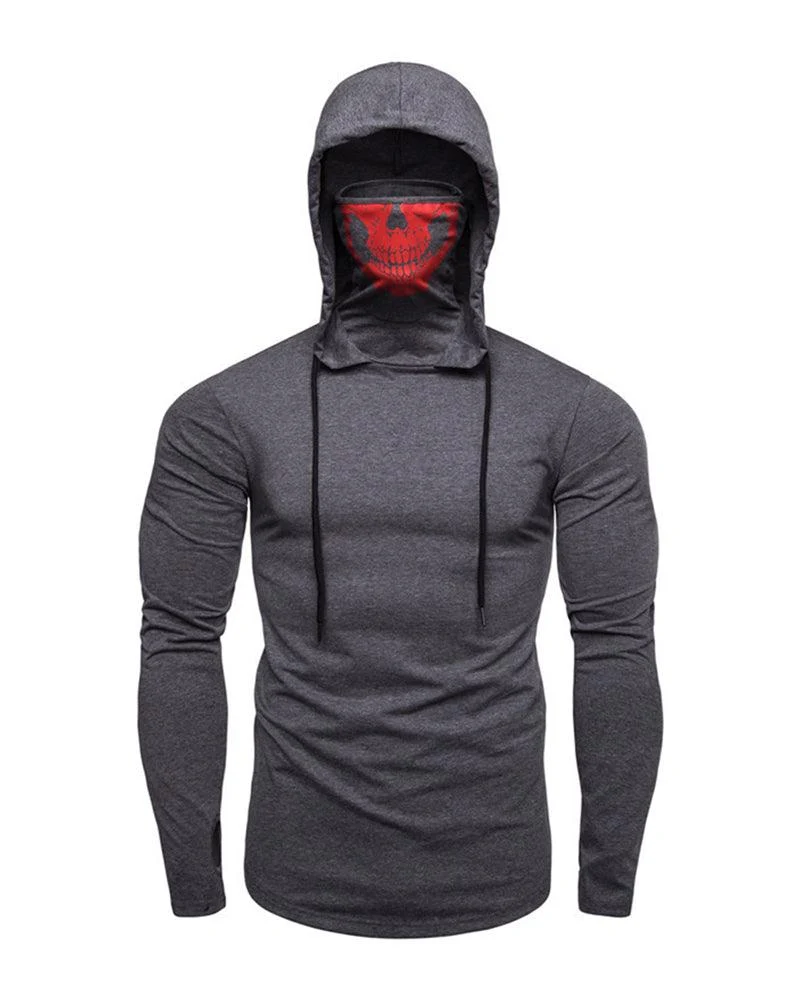 Techwear Ninja Skull Mask Hoodie
