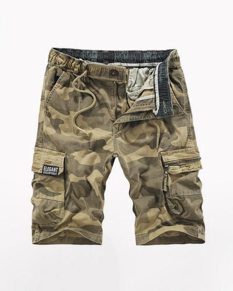 Techwear Outdoor Camo Jorts for Men