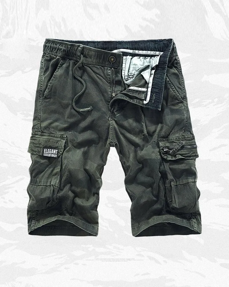 Techwear Outdoor Camo Jorts for Men