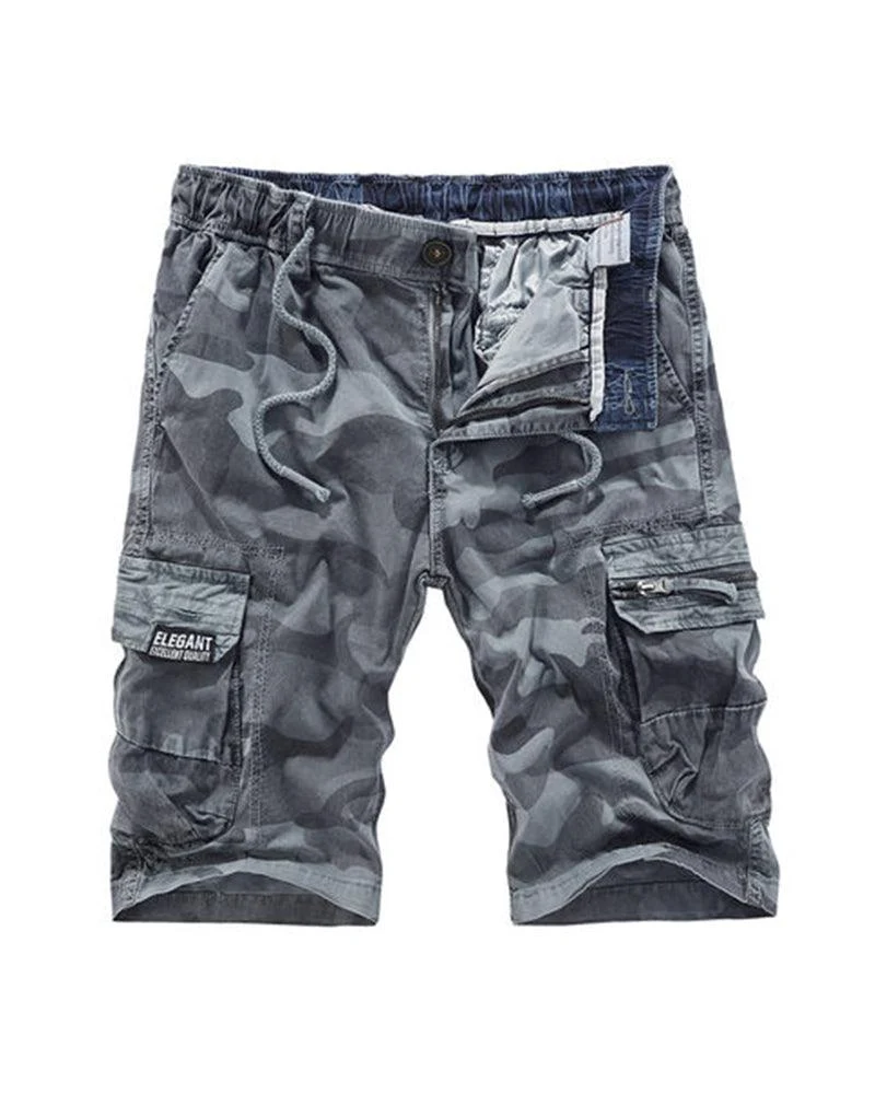 Techwear Outdoor Camo Jorts for Men
