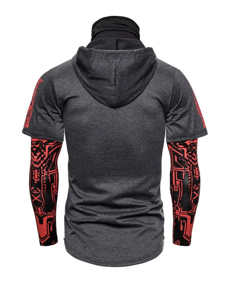Cyberpunk Ninja Mask Hoodie