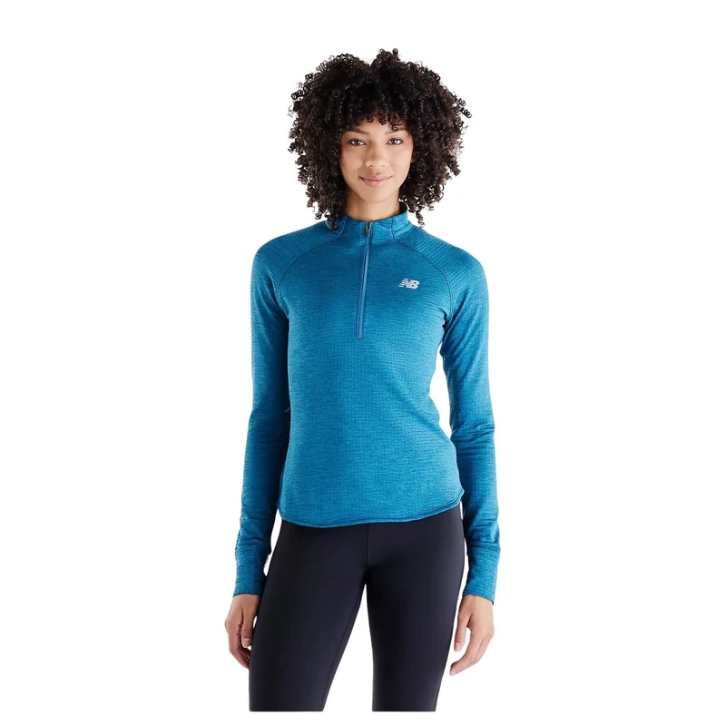 Women's Athletics Heat Grid 1/2 Zip Long Sleeve Top