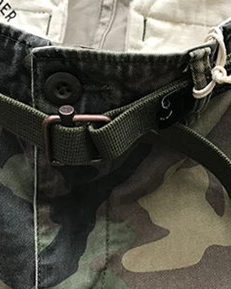 Street-Ready Mens Camo Cargo Jorts