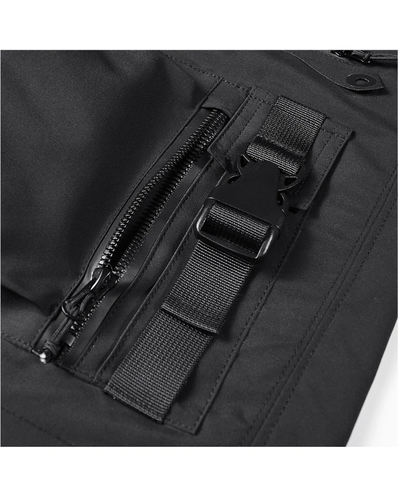 Functional Multi-Pocket Zip Cargo Shorts
