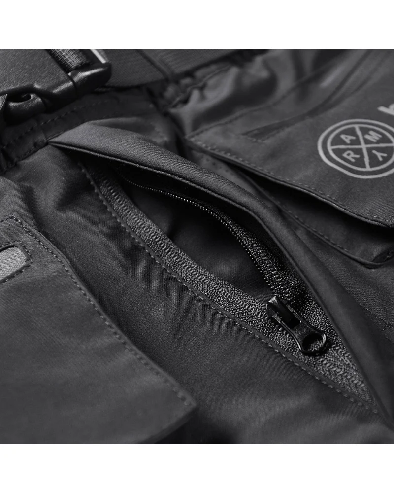 Functional Multi-Pocket Zip Cargo Shorts