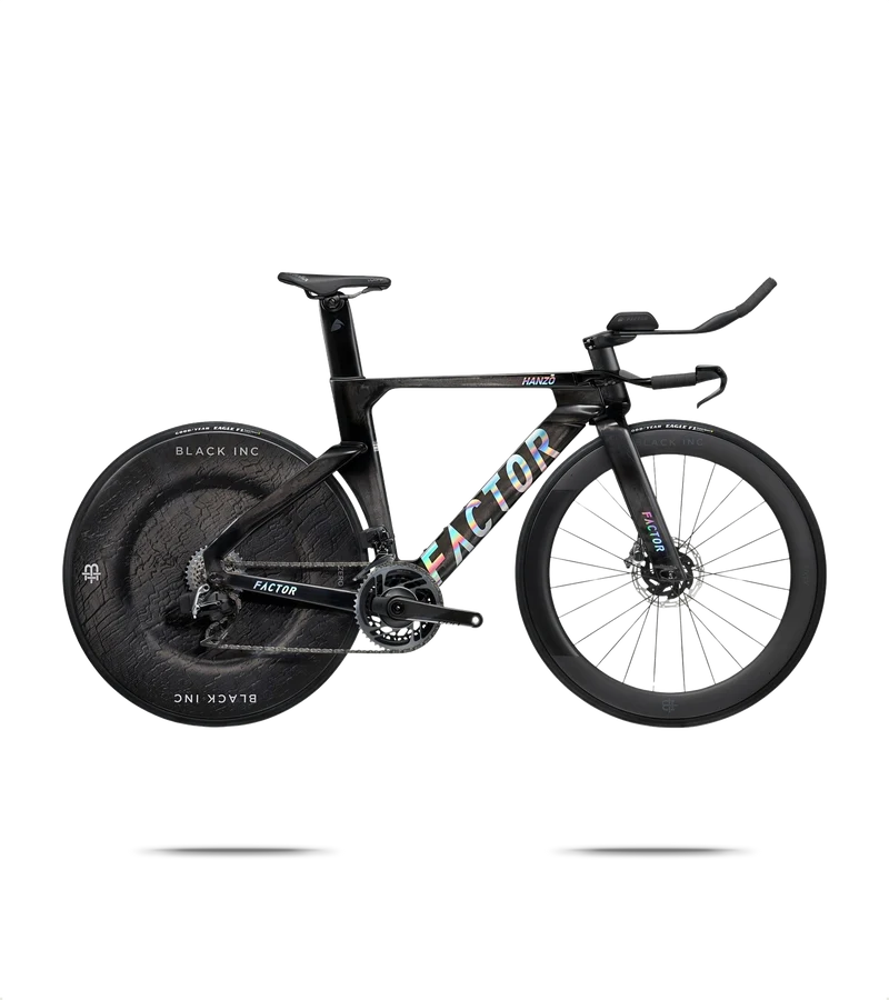 HANZO Red AXS Black Inc Zero/Three TT/Triathlon Bike