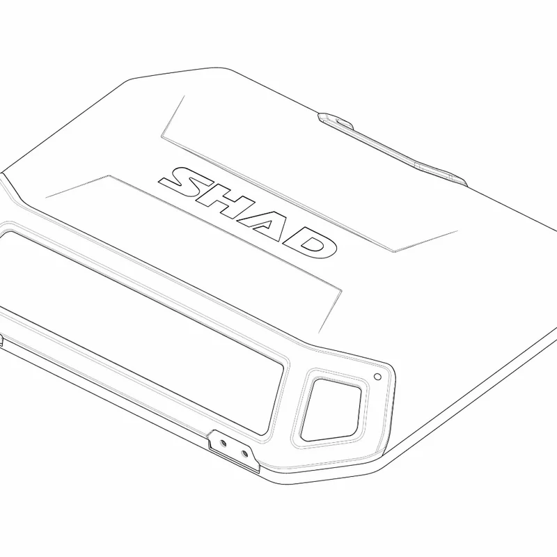 SHAD ALUMINIUM COVER TERRA SIDE CASE