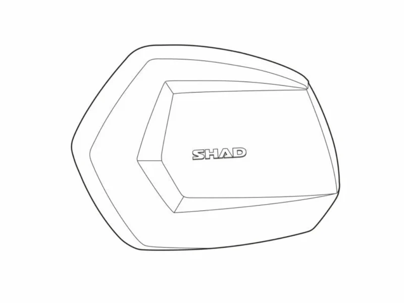 SHAD S.PART SC LID LEFT ALU SH35