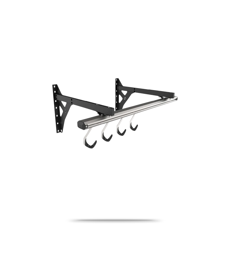 SpaceRail Bike Storage System - Wall - 4 Hooks