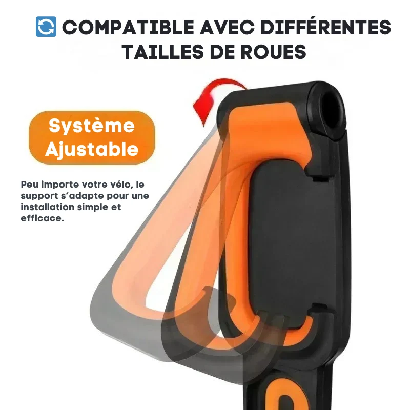 Support Vélo Mural - Fixation Murale Sécurisée | CycloFix