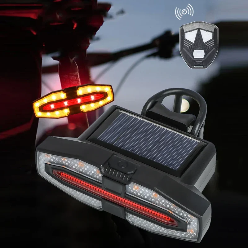 Feu arrière clignotant vélo – Télécommande sans fil & visibilité renforcée | Lumivelo™