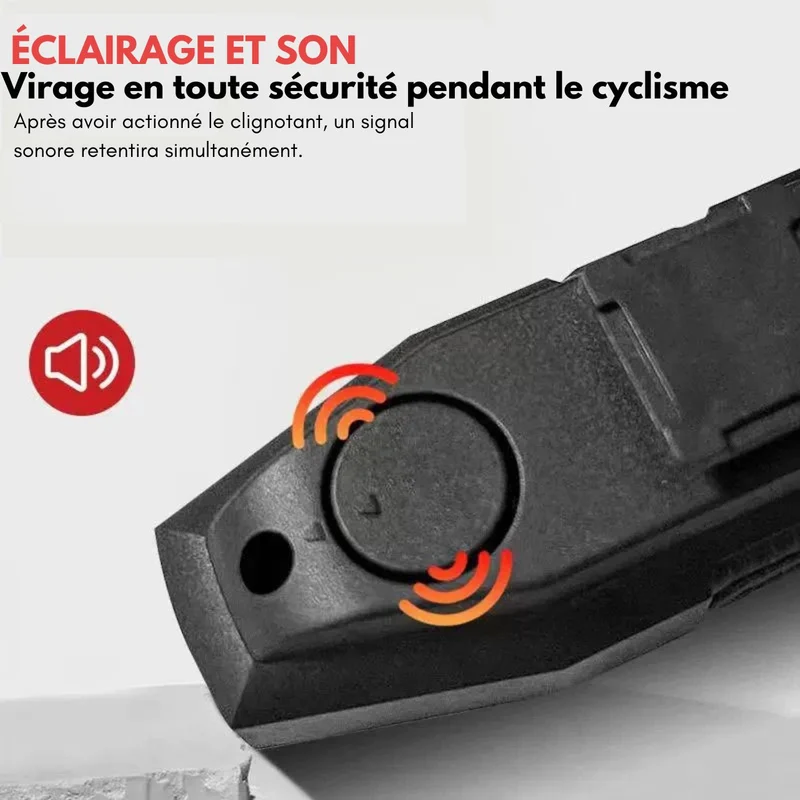 Feu arrière clignotant vélo – Télécommande sans fil & visibilité renforcée | Lumivelo™