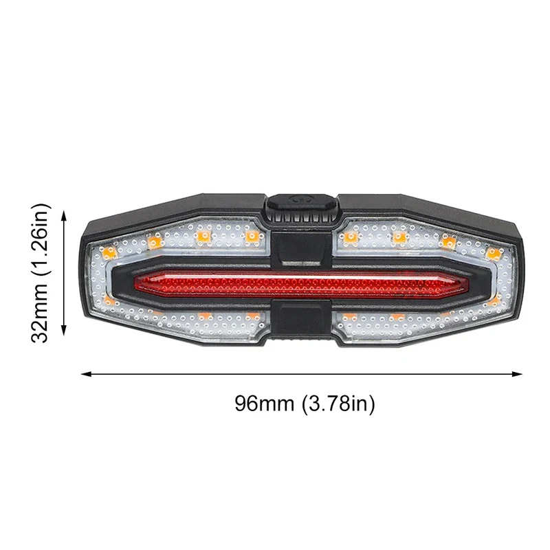 Feu arrière clignotant vélo – Télécommande sans fil & visibilité renforcée | Lumivelo™