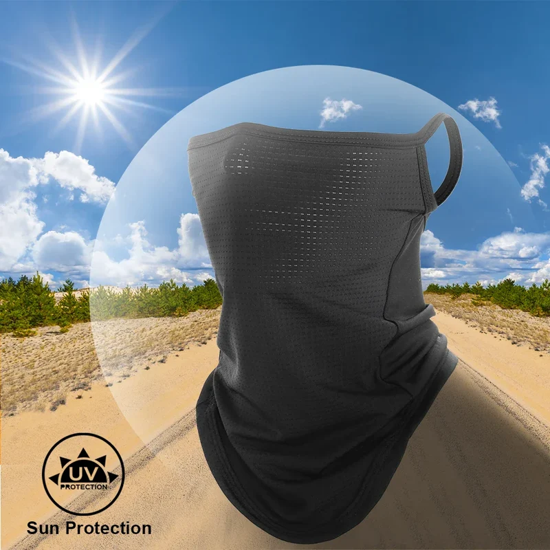 Guêtre de cyclisme en soie glacée – protection UV et évacuation d'humidité | Veltix™