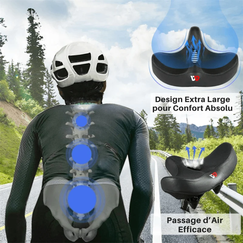 Selle de Vélo Large Confort - MaxiComfort™