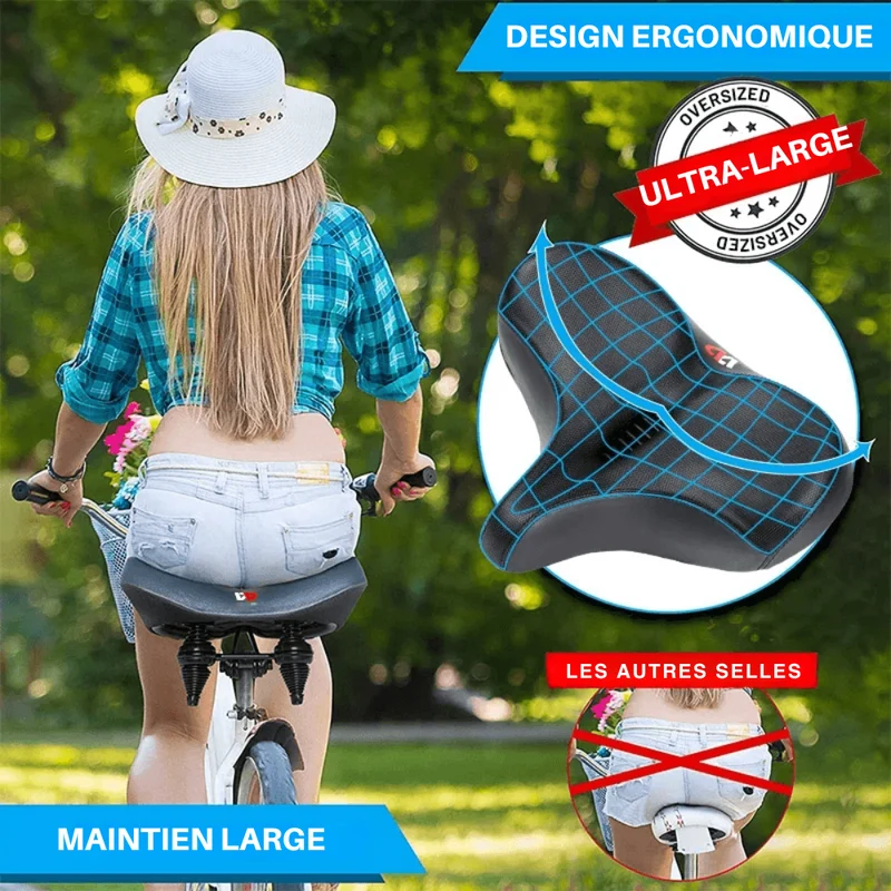 Selle de Vélo Large Confort - MaxiComfort™