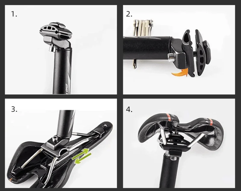 Selle de Vélo Confort - CycloCarb™