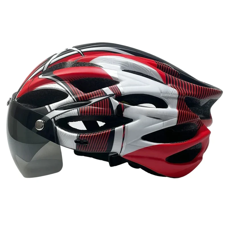 Casque de Vélo avec Visière Amovible et LED Intégrée – CycloGuard™