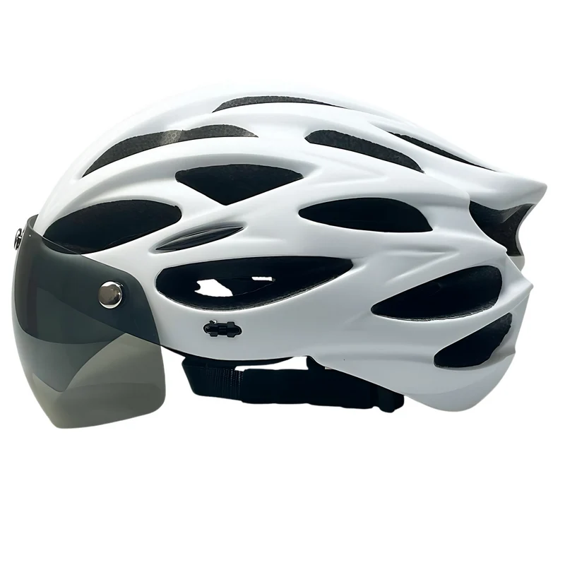 Casque de Vélo avec Visière Amovible et LED Intégrée – CycloGuard™