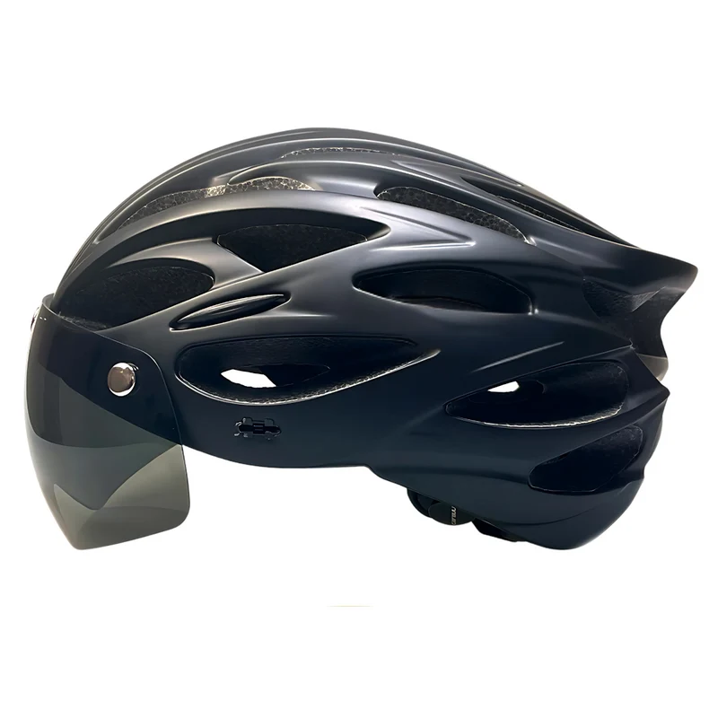 Casque de Vélo avec Visière Amovible et LED Intégrée – CycloGuard™