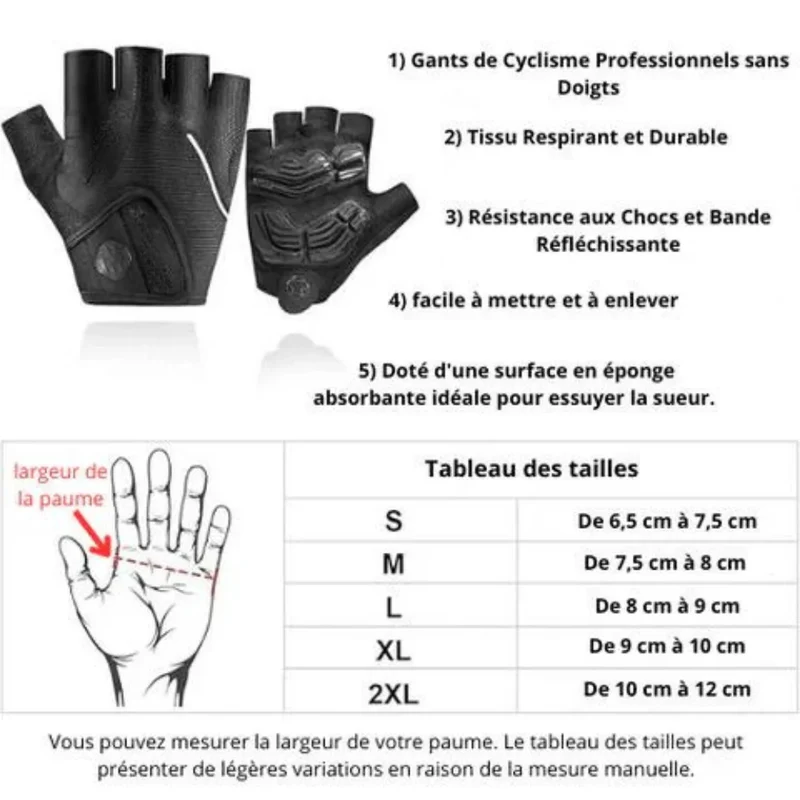 Gants de Cyclisme - CycloFit™