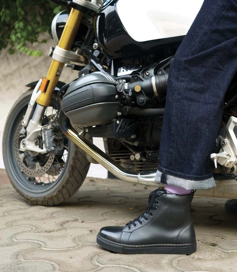 Sneaker Moto ESC Nere - Trip Machine