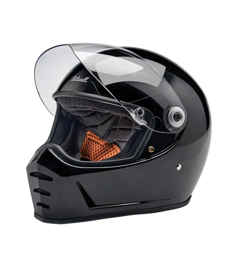 Casco Biltwell Lane Splitter Nero Lucido