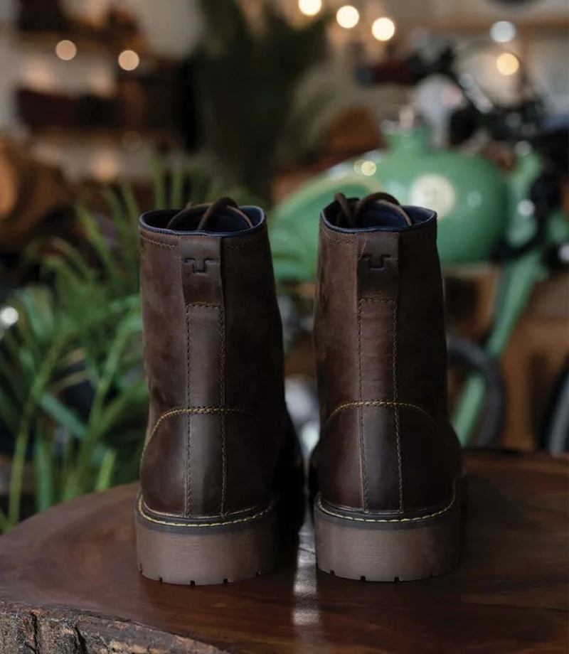 Stivali Moto Moc-Toe Mocha - Trip Machine