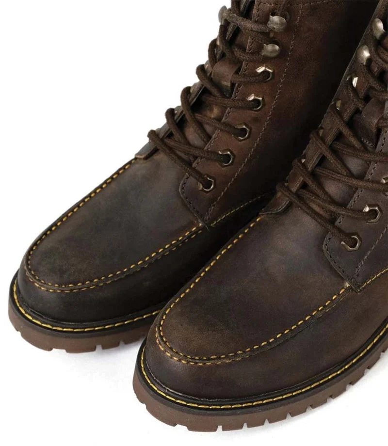 Stivali Moto Moc-Toe Mocha - Trip Machine