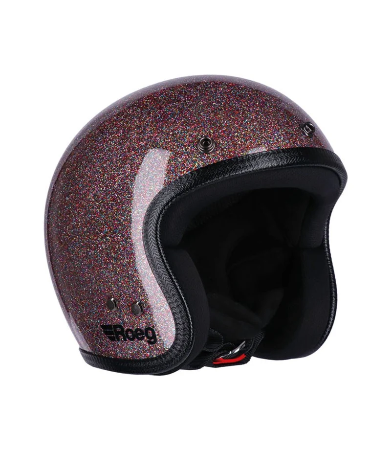 Casco Vintage Omologato Roeg Purple Haze