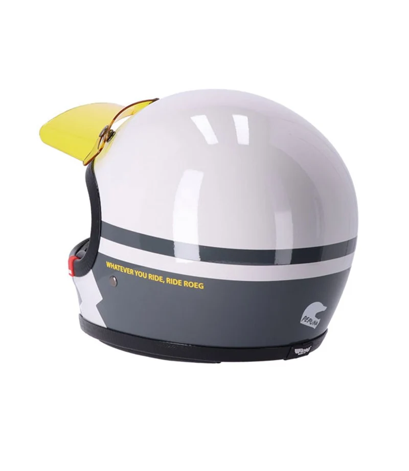 Casco Integrale Enduro Vintage Peruna 2.0 Fog Line