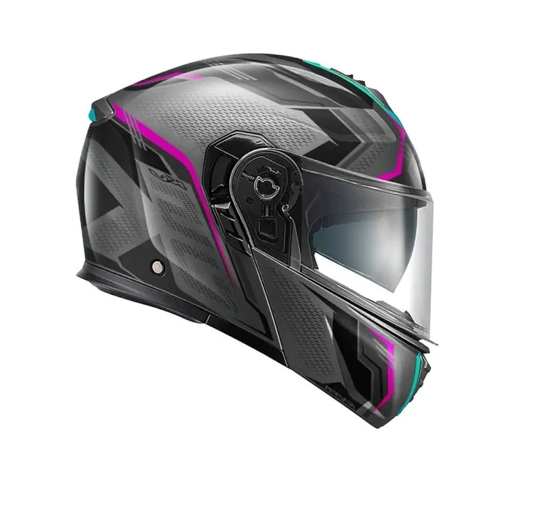 KAPPA KV50 ESCALADE DAMA MODULAR CASCO TITANIO ROSA